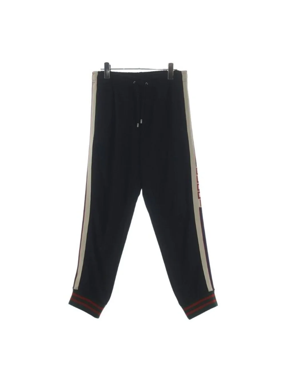 Gucci Kunical Jersey Side Line Jogging Pants Black